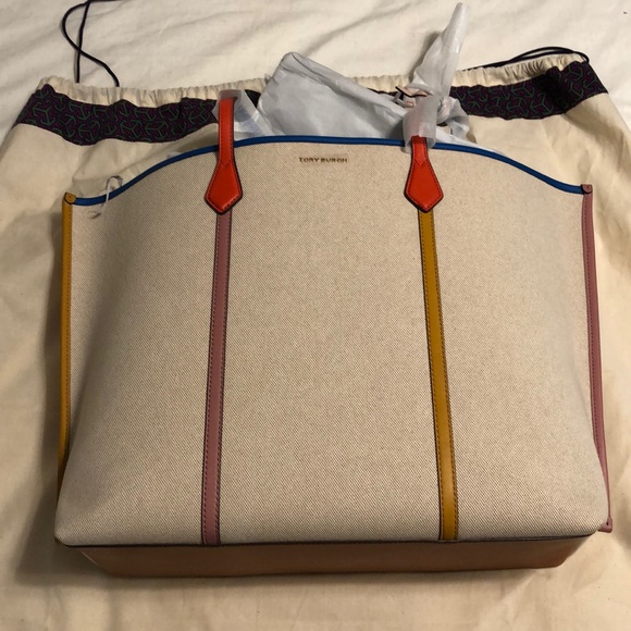 tory burch perry canvas tote